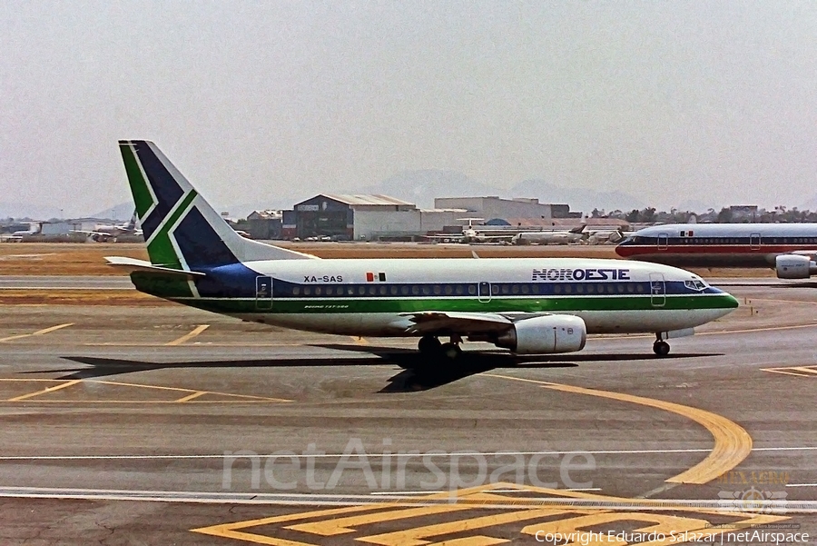 Aviacion Del Noroeste Boeing 737-5Y0 (XA-SAS) | Photo 303459