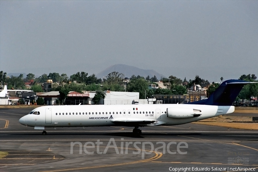 Click Mexicana Fokker 100 (XA-SGE) | Photo 144456