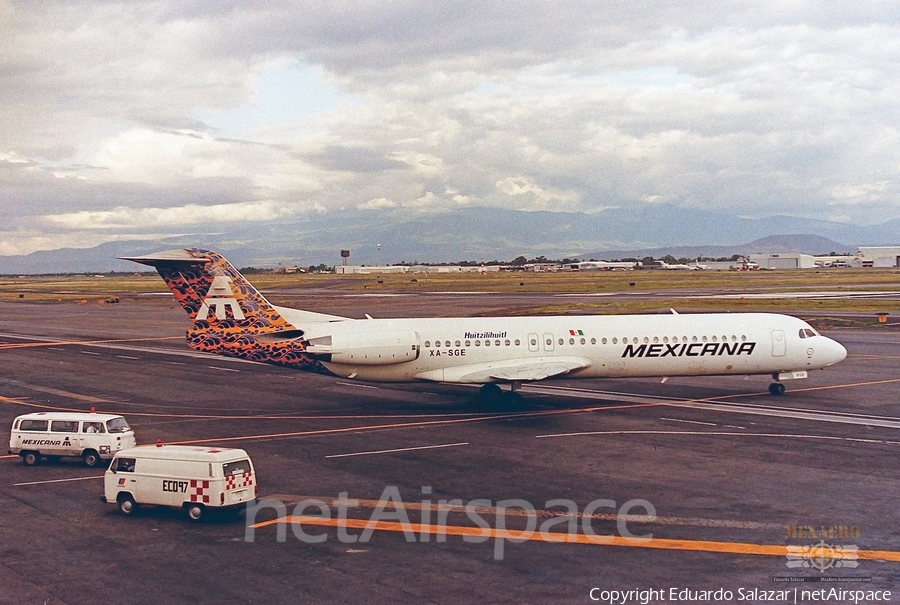 Mexicana Fokker 100 (XA-SGE) | Photo 293872