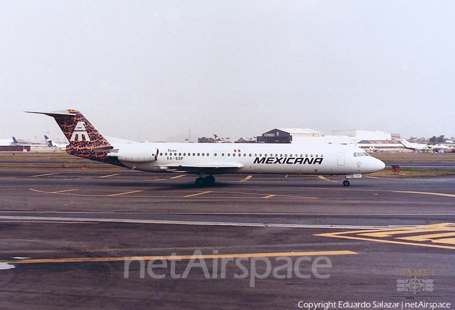 Mexicana Fokker 100 (XA-SGF) | Photo 267198