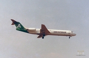 Mexicana Fokker 100 (XA-SGT) at  Mexico City - Lic. Benito Juarez International, Mexico