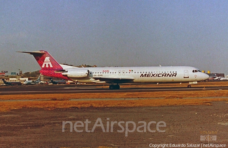 Mexicana Fokker 100 (XA-SHG) | Photo 310546