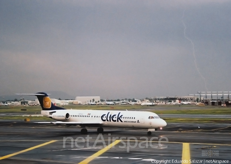 Click Mexicana Fokker 100 (XA-SHI) | Photo 181991