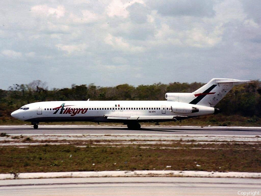 Allegro Airlines Boeing 727-247(Adv) (XA-SYI) | Photo 72114