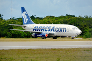 AVIACSA Boeing 737-201(Adv) (XA-TTP) at  Chetumal International, Mexico