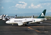 Mexicana Airbus A318-111 (XA-UBV) at  Mexico City - Lic. Benito Juarez International, Mexico