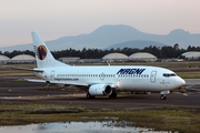 Magnicharters Boeing 737-3B7 (XA-UVZ) at  Mexico City - Lic. Benito Juarez International, Mexico
