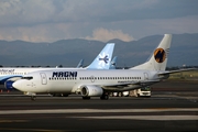 Magnicharters Boeing 737-3B7 (XA-UVZ) at  Mexico City - Lic. Benito Juarez International, Mexico