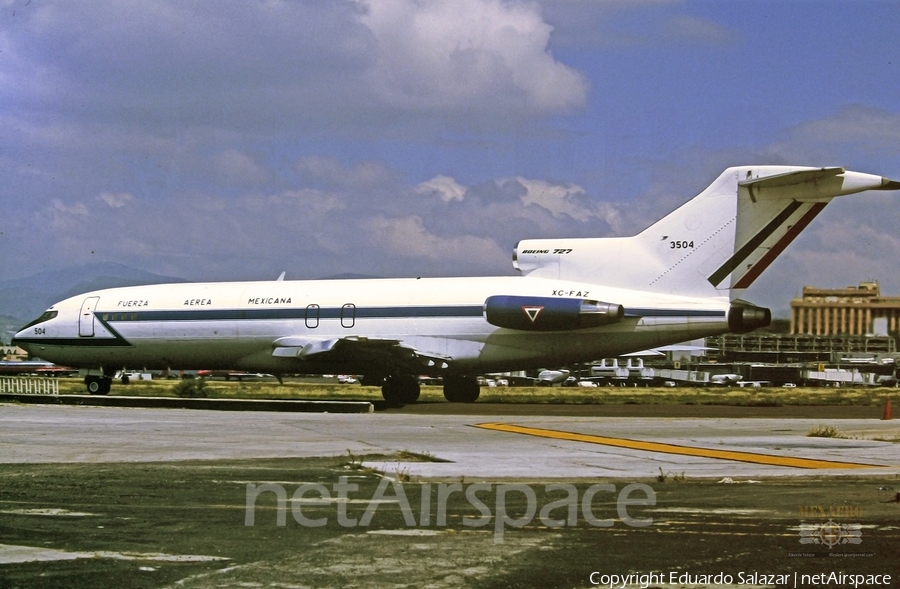 Mexican Air Force (Fuerza Aerea Mexicana) Boeing 727-14(F) (XC-FAZ) | Photo 261013