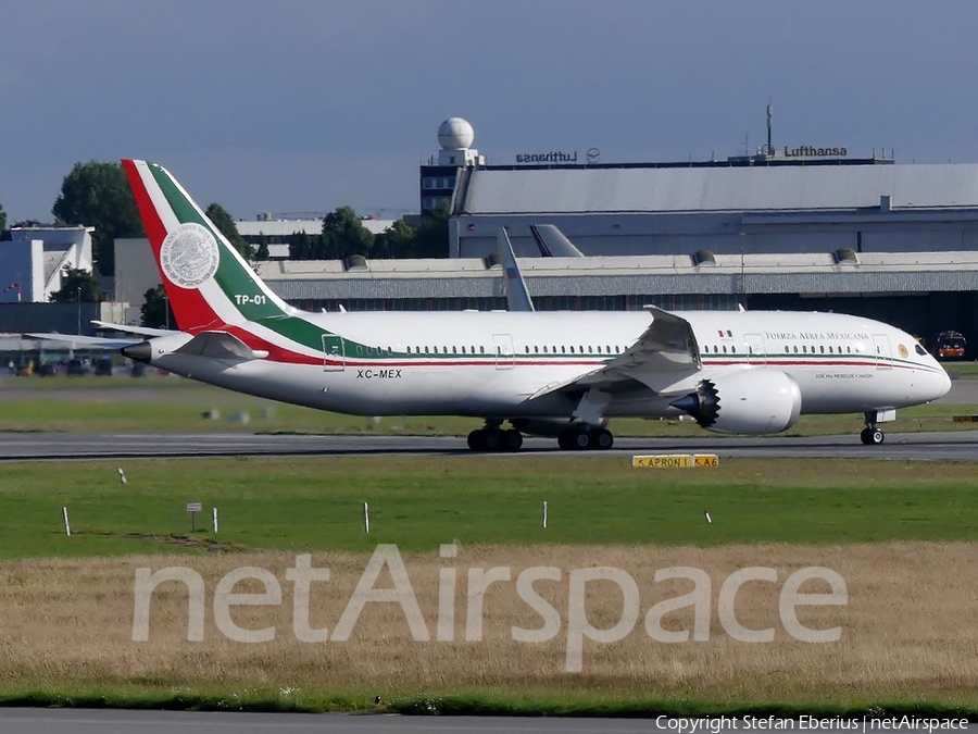 Mexican Air Force (Fuerza Aerea Mexicana) Boeing 787-8 Dreamliner (TP-01) | Photo 174701