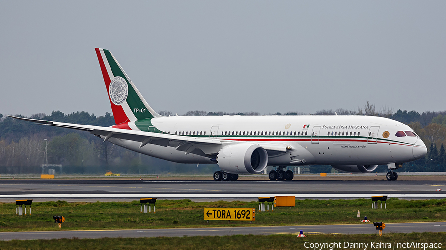 Mexican Air Force (Fuerza Aerea Mexicana) Boeing 787-8 Dreamliner (TP-01) | Photo 104773