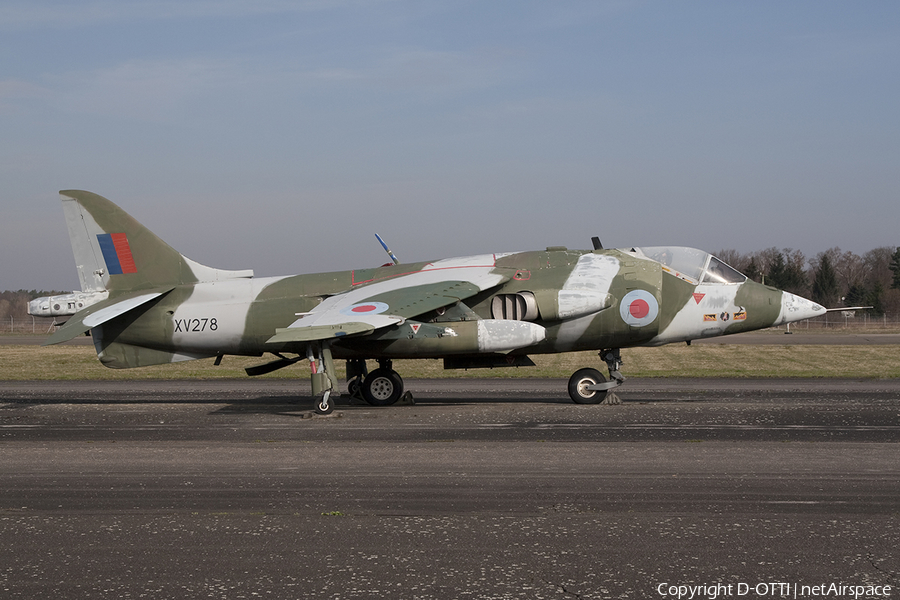 Royal Air Force Hawker Siddeley Harrier GR.1 (XV278) | Photo 287706