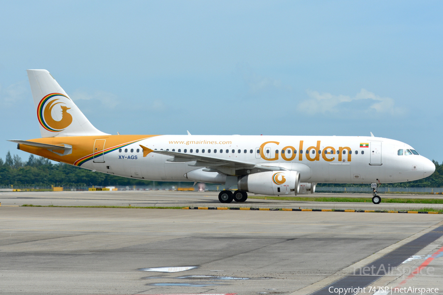 Golden Myanmar Airlines Airbus A320-232 (XY-AGS) | Photo 35626