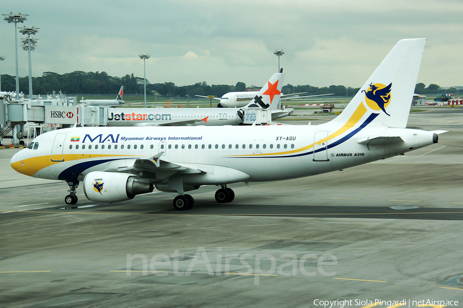Myanmar Airways International Airbus A319-111 (XY-AGU) | Photo 358816