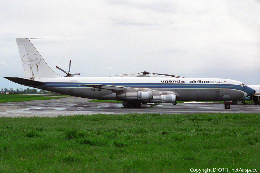 Uganda Airlines Boeing 707-324C (YA-GAF) | Photo 188366