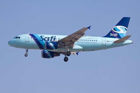 Safi Airways Airbus A319-112 (YA-TTE) at  Dubai - International, United Arab Emirates