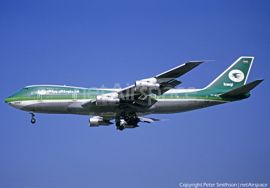 Iraqi Airways Boeing 747-270C(SCD) (YI-AGN) | Photo 267838