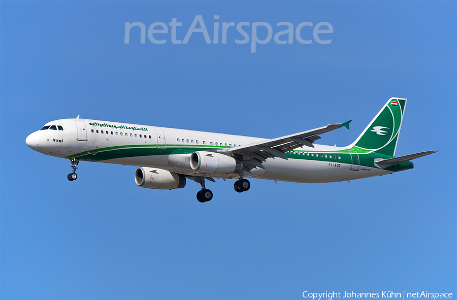 Iraqi Airways Airbus A321-231 (YI-AGR) | Photo 381453