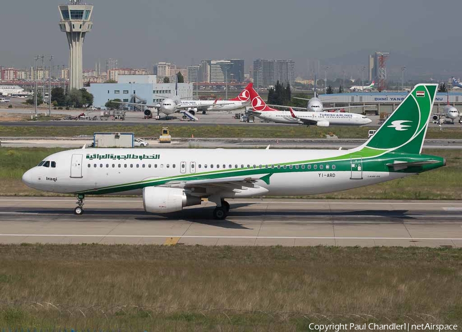 Iraqi Airways Airbus A320-214 (YI-ARD) | Photo 75723