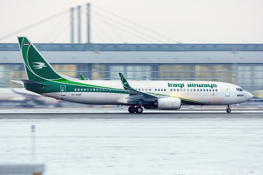 Iraqi Airways Boeing 737-81Z (YI-ASF) | Photo 221683