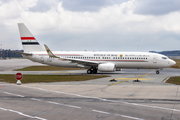 Iraqi Government Boeing 737-81Z (YI-ASF) at  Hamburg - Fuhlsbuettel (Helmut Schmidt), Germany