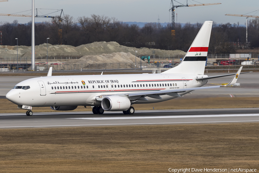 Iraqi Government Boeing 737-81Z (YI-ASF) | Photo 374389