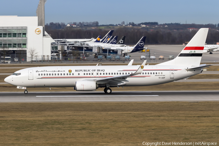 Iraqi Government Boeing 737-81Z (YI-ASF) | Photo 374390