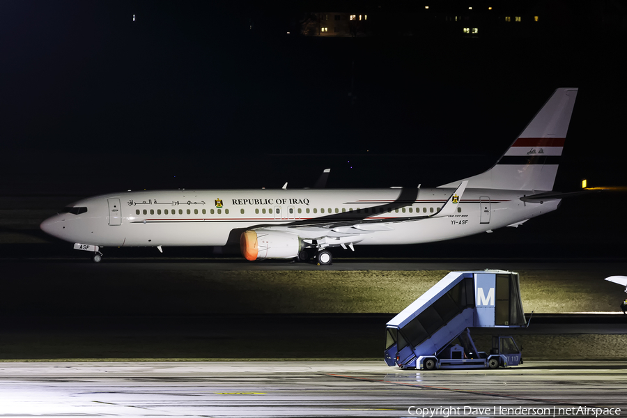 Iraqi Government Boeing 737-81Z (YI-ASF) | Photo 374427