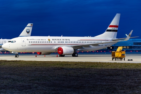 Iraqi Government Boeing 737-81Z (YI-ASF) at  Munich, Germany