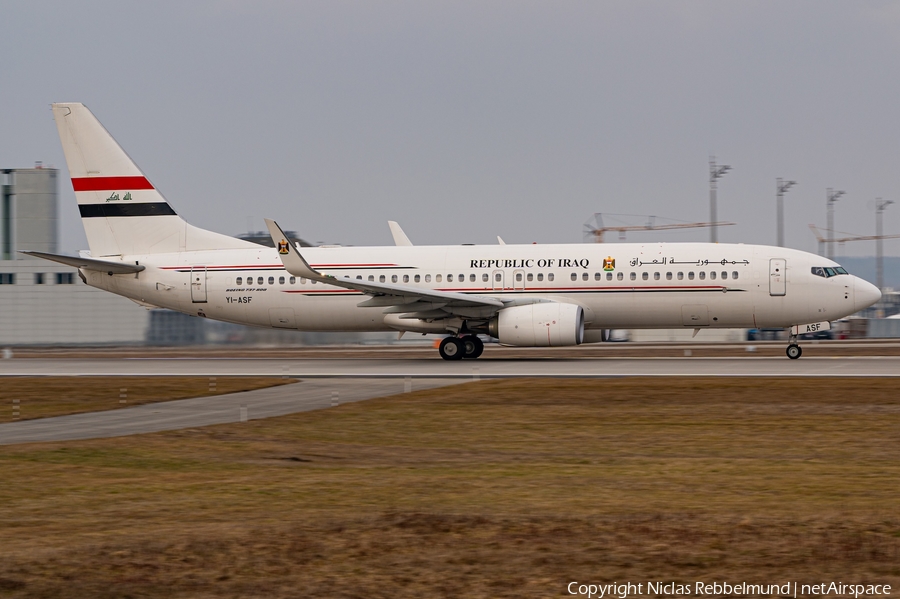 Iraqi Government Boeing 737-81Z (YI-ASF) | Photo 665086