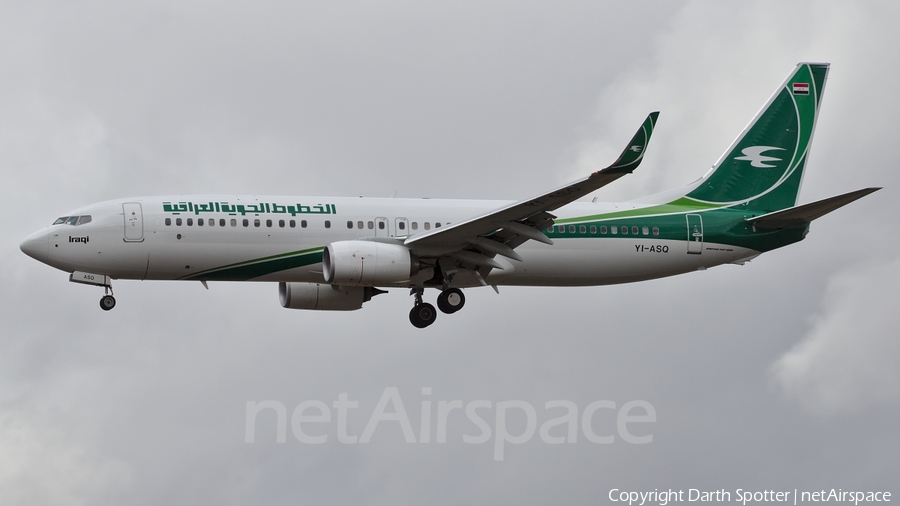 Iraqi Airways Boeing 737-81Z (YI-ASQ) | Photo 227124
