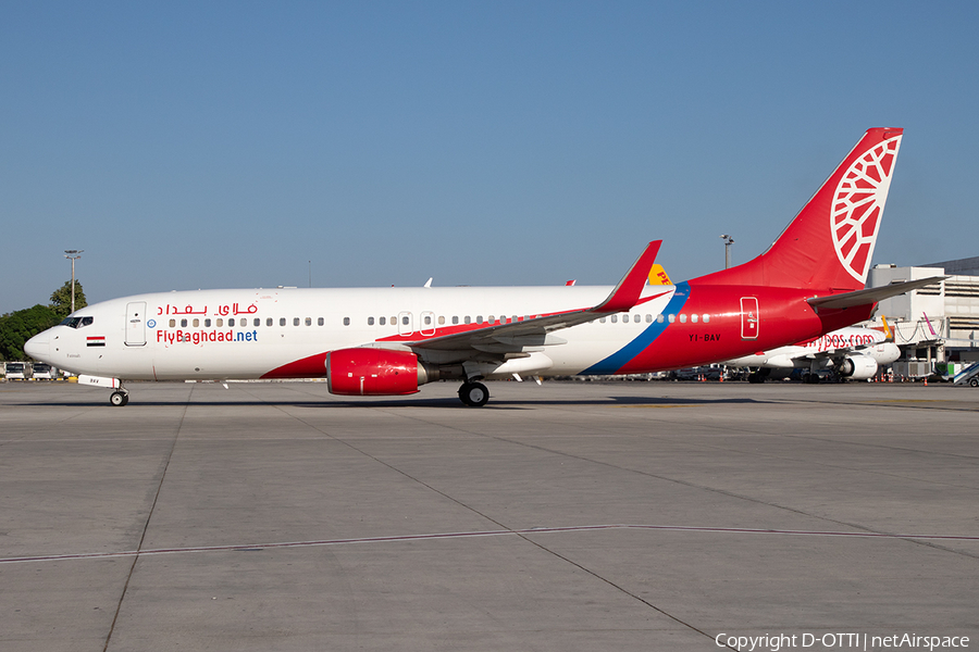 Fly Baghdad Boeing 737-8U3 (YI-BAV) | Photo 596848