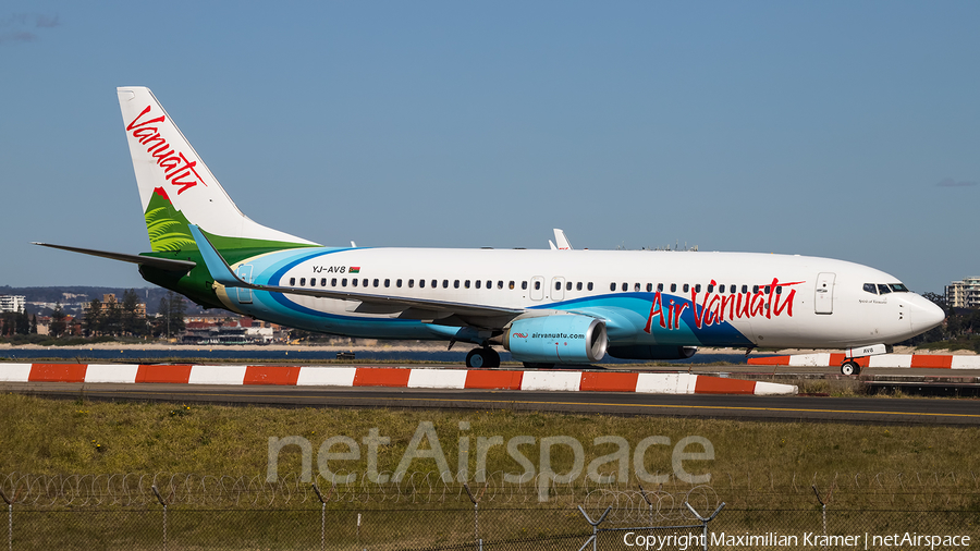 Air Vanuatu Boeing 737-8SH (YJ-AV8) | Photo 389813