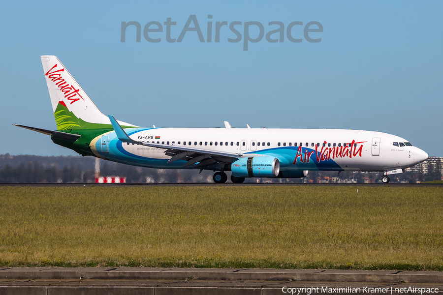 Air Vanuatu Boeing 737-8SH (YJ-AV8) | Photo 390414