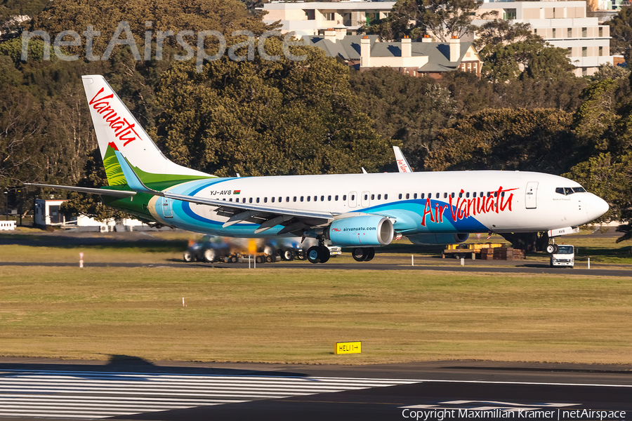 Air Vanuatu Boeing 737-8SH (YJ-AV8) | Photo 390943