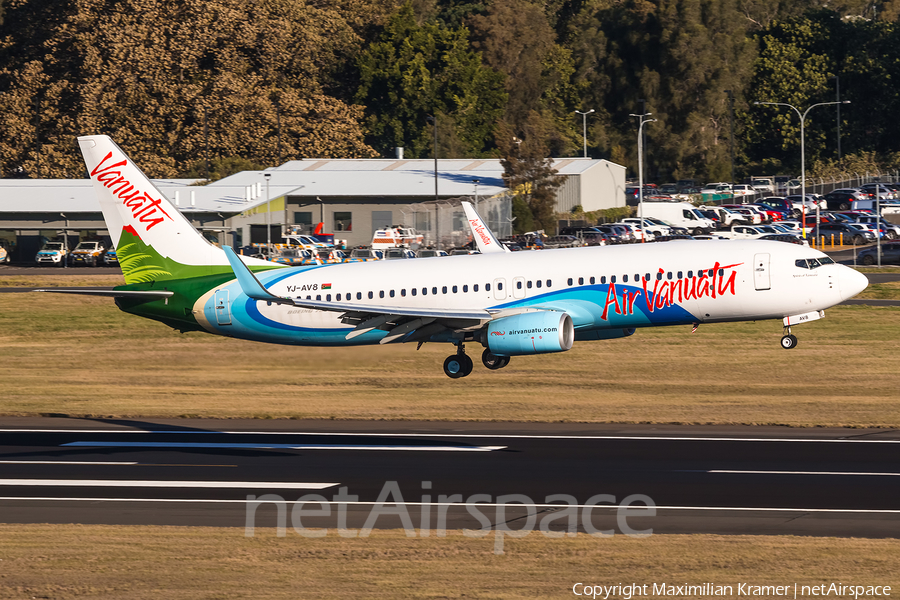 Air Vanuatu Boeing 737-8SH (YJ-AV8) | Photo 390944
