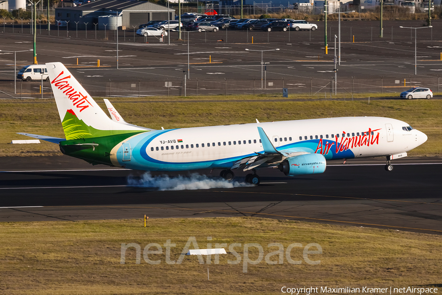 Air Vanuatu Boeing 737-8SH (YJ-AV8) | Photo 390945