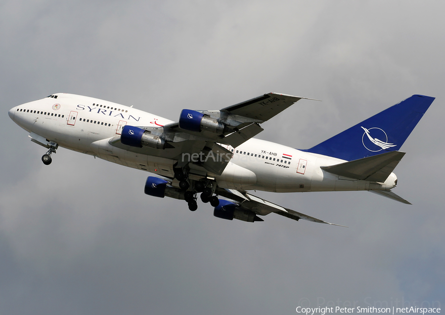 Syrian Arab Airlines Boeing 747SP-94 (YK-AHB) | Photo 383735