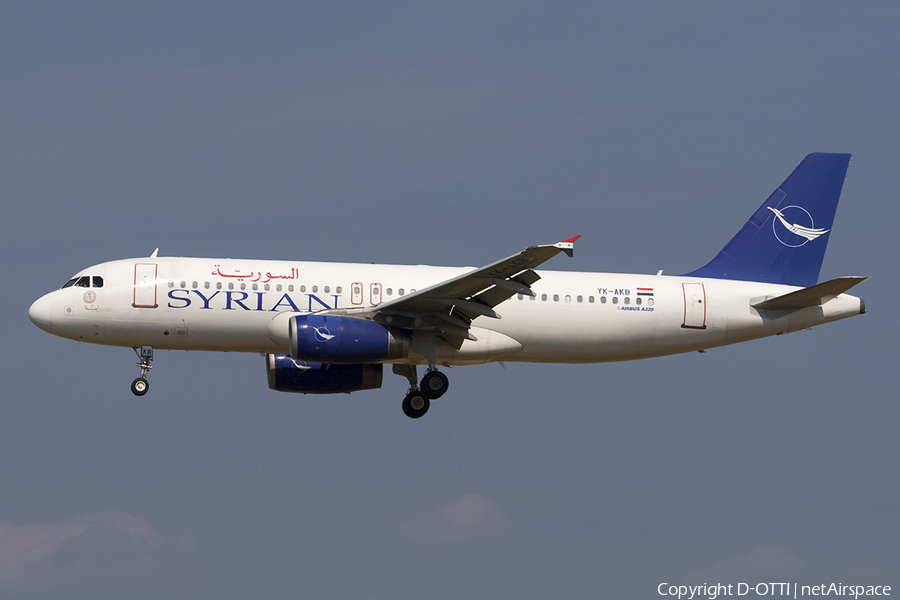 Syrian Arab Airlines Airbus A320-232 (YK-AKB) | Photo 276789
