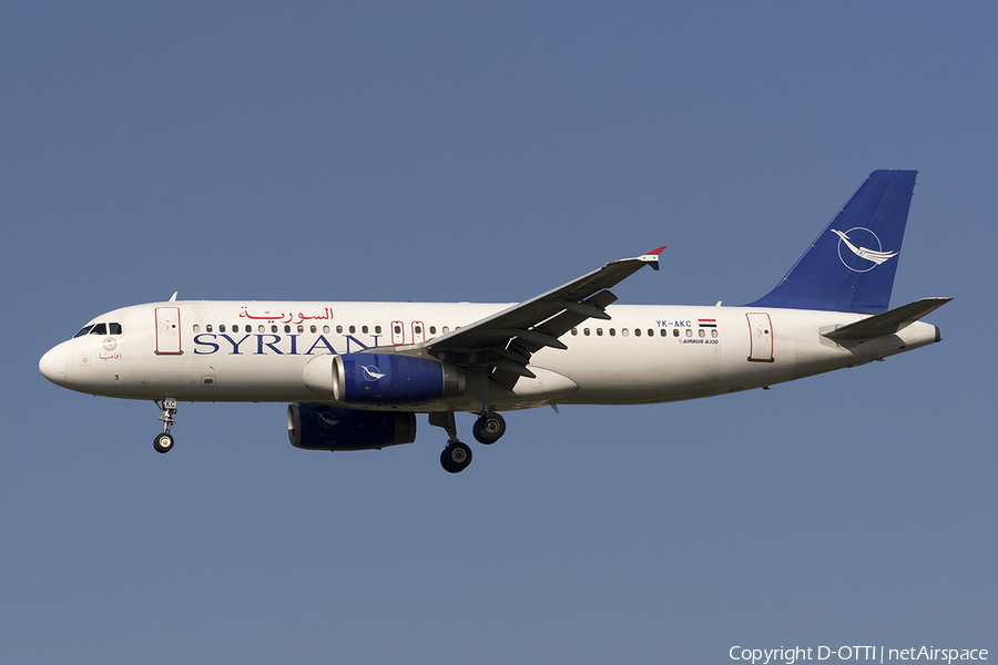 Syrian Arab Airlines Airbus A320-232 (YK-AKC) | Photo 278431