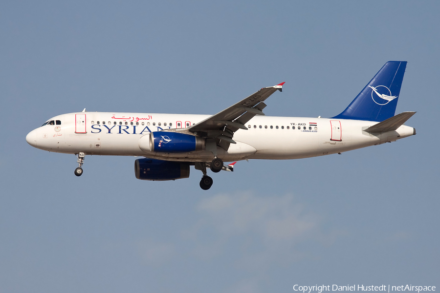 Syrian Arab Airlines Airbus A320-232 (YK-AKD) | Photo 530106