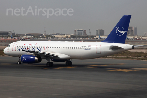 Syrian Arab Airlines Airbus A320-232 (YK-AKD) at  Dubai - International, United Arab Emirates