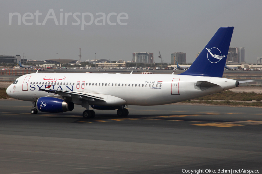 Syrian Arab Airlines Airbus A320-232 (YK-AKD) | Photo 674211