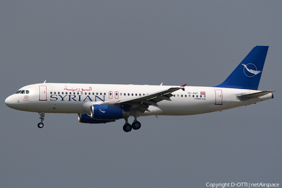 Syrian Arab Airlines Airbus A320-232 (YK-AKF) | Photo 201956