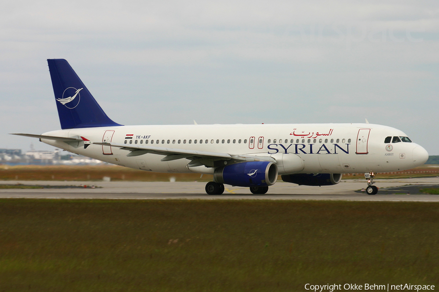 Syrian Arab Airlines Airbus A320-232 (YK-AKF) | Photo 79052