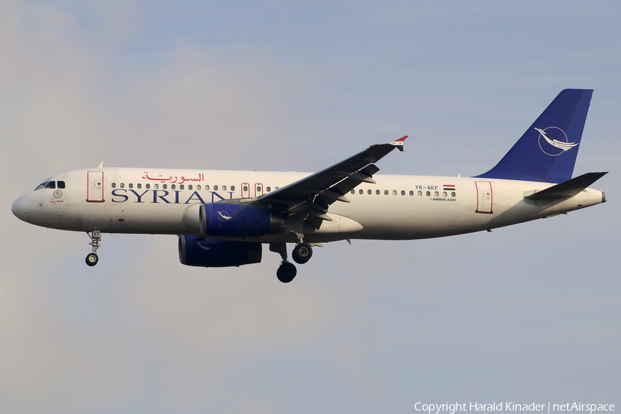 Syrian Arab Airlines Airbus A320-232 (YK-AKF) | Photo 311223