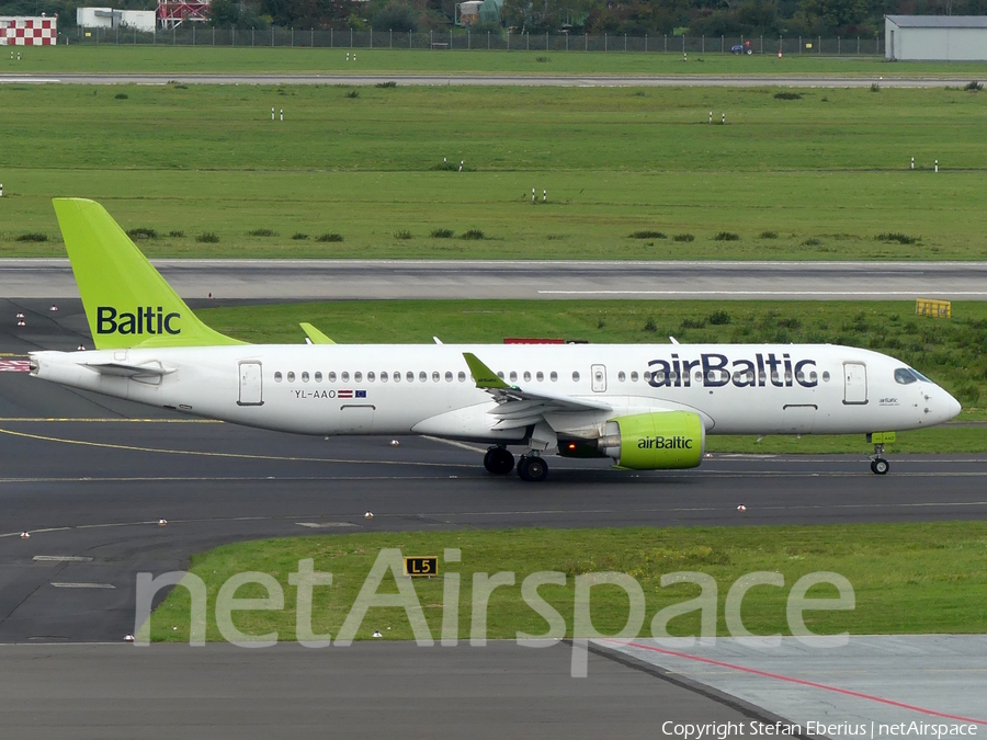 airBaltic Airbus A220-300 (YL-AAO) | Photo 591975