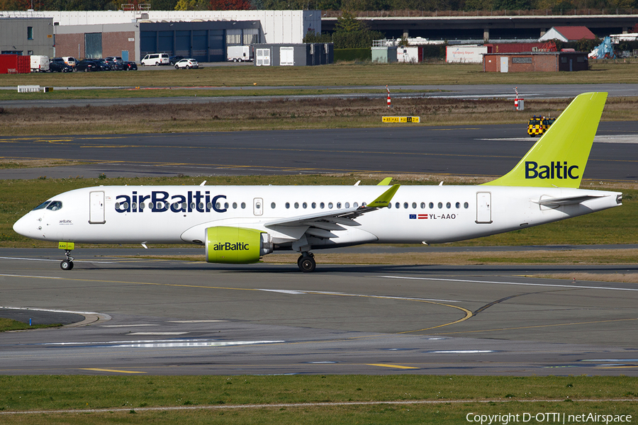 airBaltic Airbus A220-300 (YL-AAO) | Photo 407356