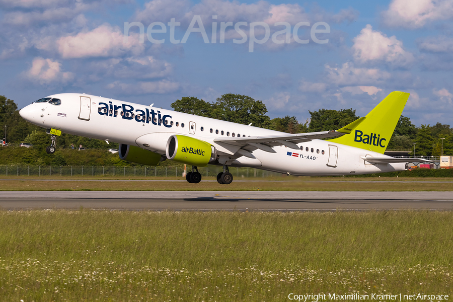 airBaltic Airbus A220-300 (YL-AAO) | Photo 521597