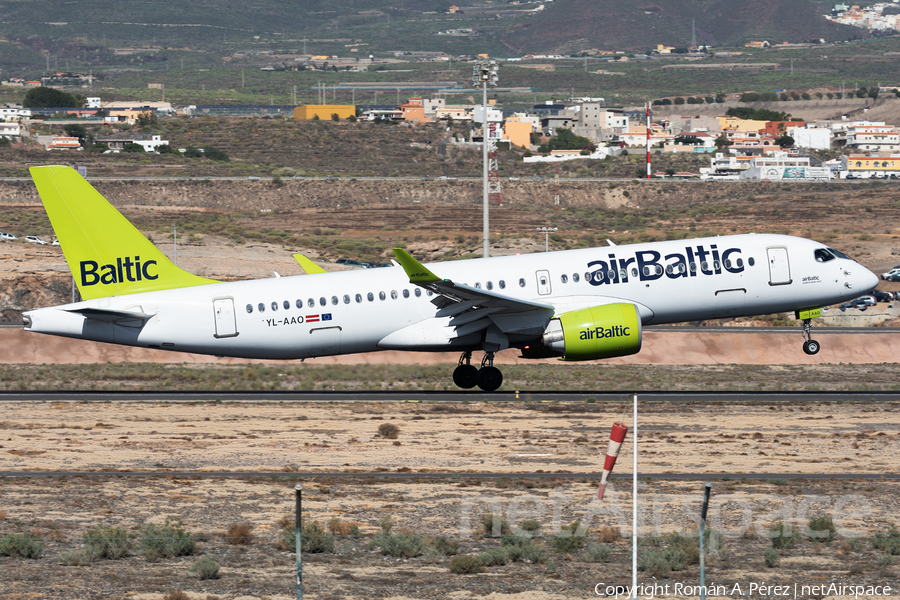 airBaltic Airbus A220-300 (YL-AAO) | Photo 625656